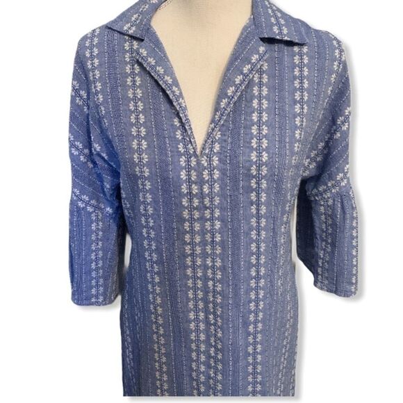 SPLENDID DRESS | blue patterned small dress - Picture 4 of 6